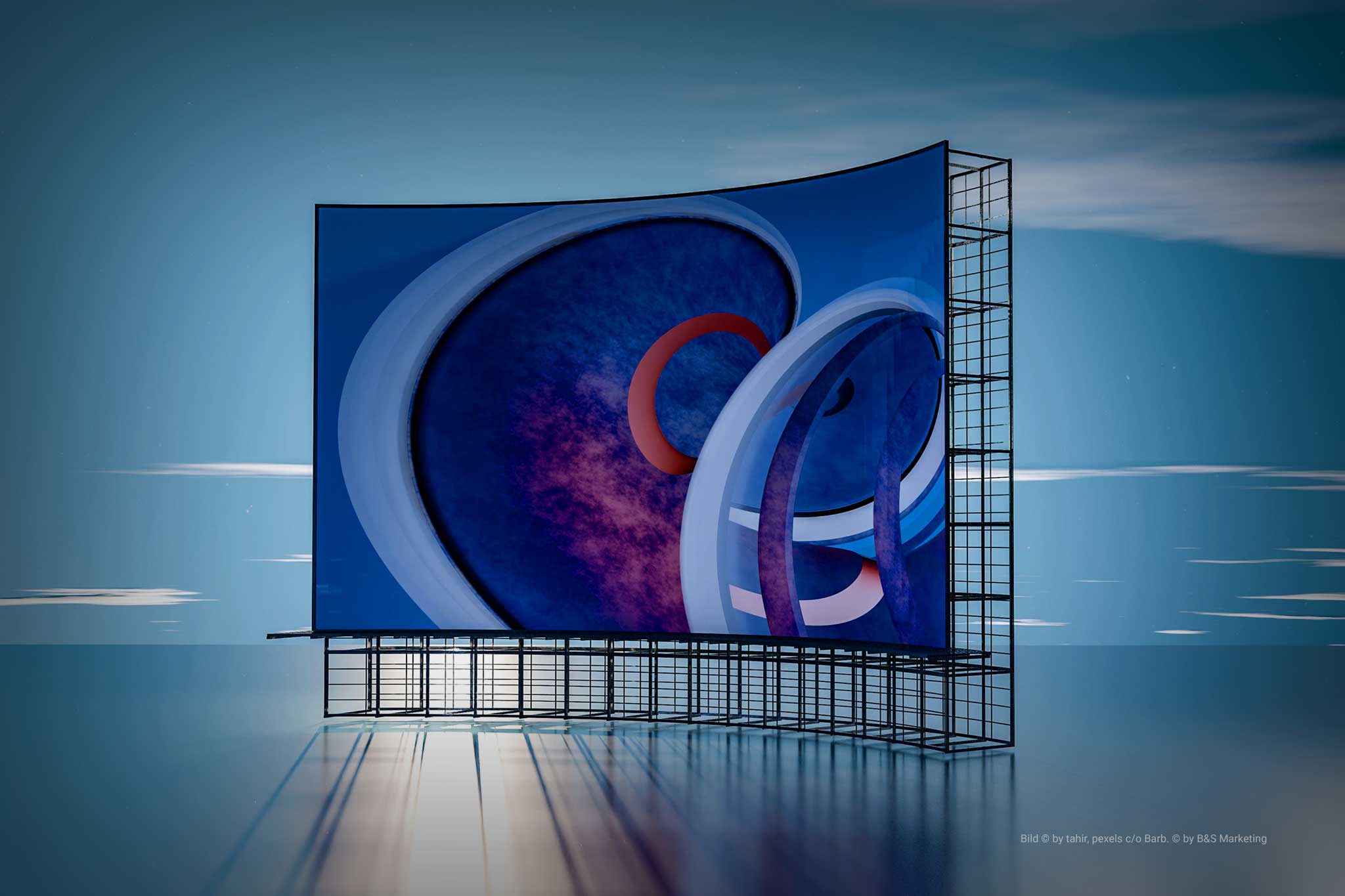 Megaprints, Fassadenwerbung by B&S Marketing